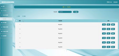 基于SSM框架的高校招生信息查询网站设计与实现